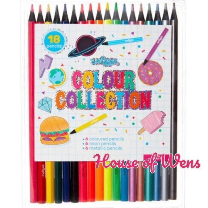 

SMIGGLE COLOUR COLLECTION PENCIL PACK - PENSIL WARNA SMIGGLE