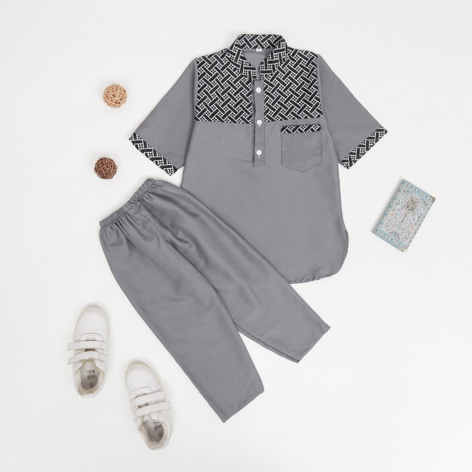 Setelan Koko Anak Laki Terbaru 2024 6 12 Tahun Cowok 7 Umur 13 Remaja 15 Thn 10 5 Pakaian Lebaran Bo