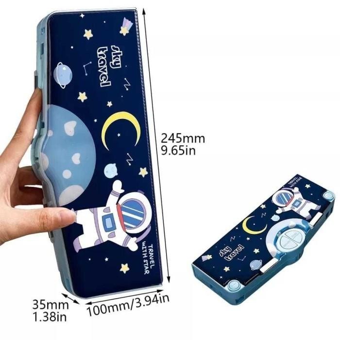 

Kotak Pensil Multifungsi Tempat Alat Tulis Pencil Case Motif Kartun