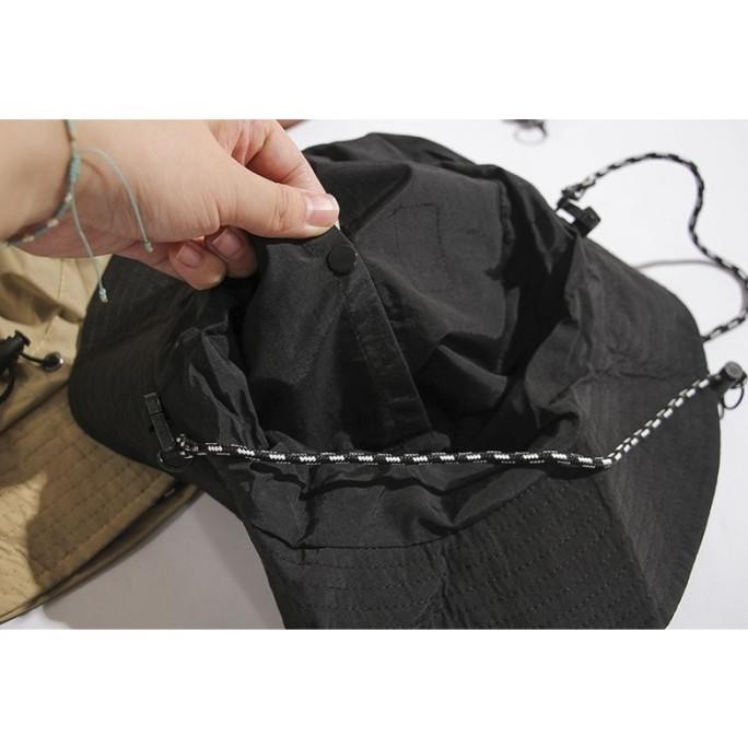 Kkv Dylee&Lylee Waterproof Bucket Hat Topi Bucket Anti Air Pria Wanita