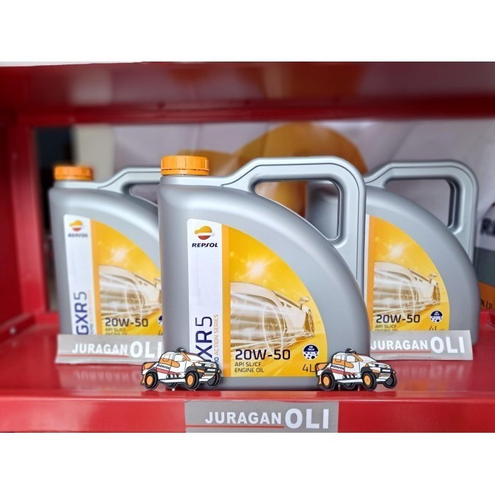 Oli Mobil REPSOL GXR 5 20W50 5X4L