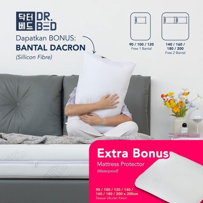 Fullset Kasur Orthopedic Latex DR.BED uk.160x200