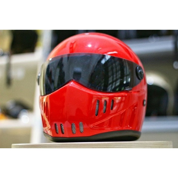 Helm Rx Retro Full Face Merah