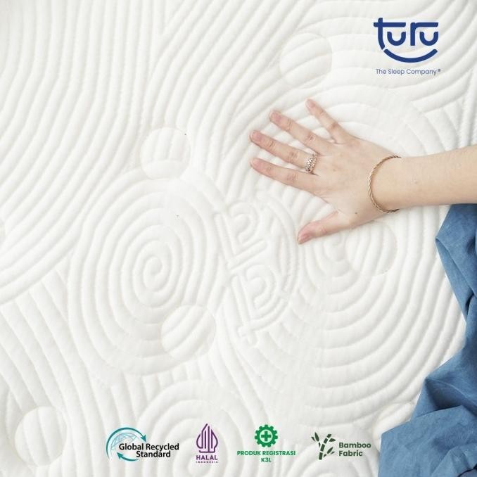 Kasur Pocket Spring Bed TURU ORIGINAL uk. 180x200 (King) FREE BANTAL