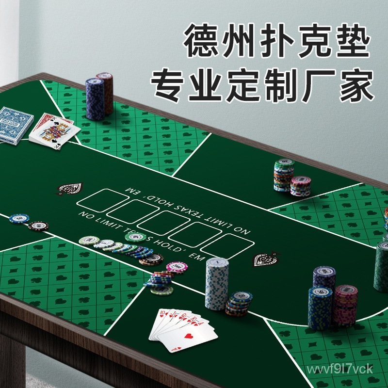 Alas Meja Poker Texas Telur Antiselip Super Besar Penutup Kain Lembut Alas CIP Karet untuk Backarat