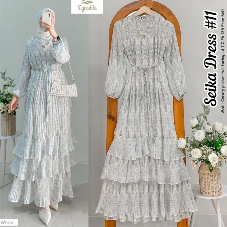 [[ RESTOCK BANYAK ]] SEIKA + Narumi DRESS SET By SIGNADILA SHIRIN JOVITA SET + EMELY SET ORIGINAL BY