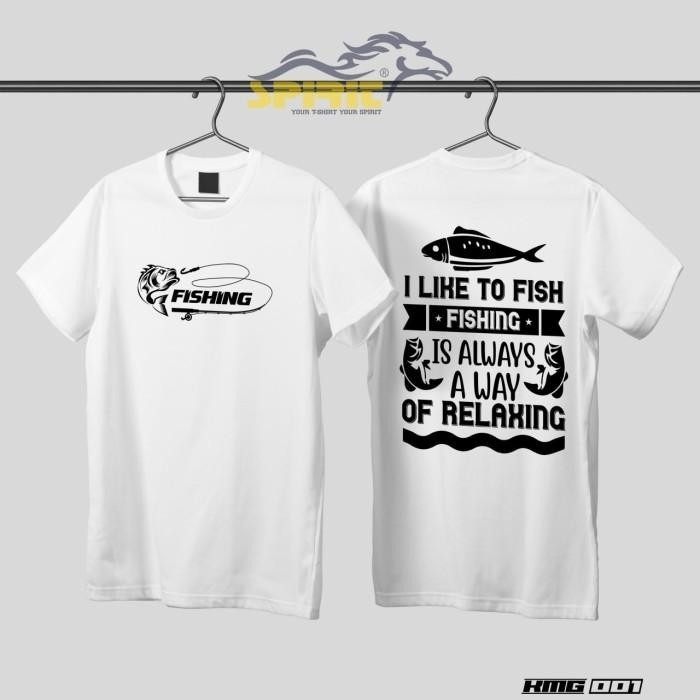 KAOS PRIA HOBI MANCING FISHING BAJU MANCING LENGAN PENDEK