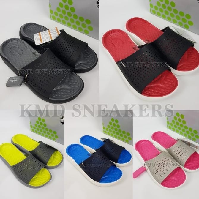 CROCS LITE RIDE SLIDE/CROCS PRIA DAN WANITA/SANDAL PRIA/SANDAL WANITA