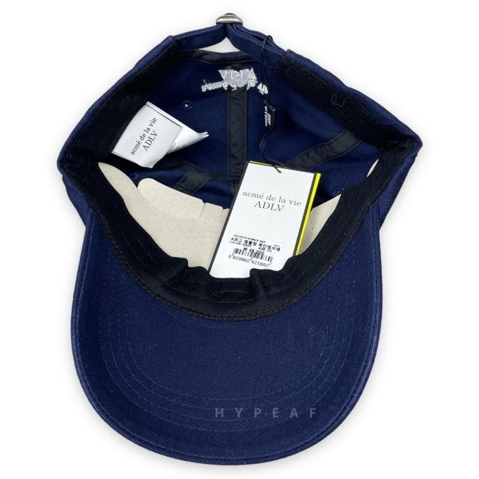 Adlv Acme De La Vie Navy Ball Cap - A Logo Emblem Chain Embossing
