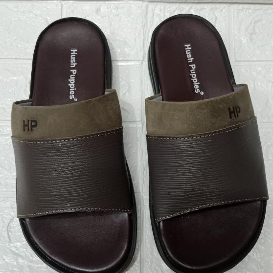 Promo SANDAL HUSH PUPPIES PRIA SANDAL KULIT PRIA ORIGINAL