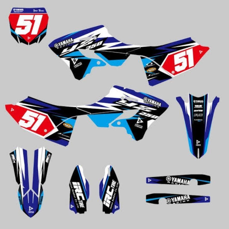 Decal custome YZ 125/250X bebas design