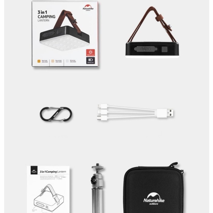 LAMPU CAMPING 3 IN 1 NATUREHIKE NH18Y001-A [A3]