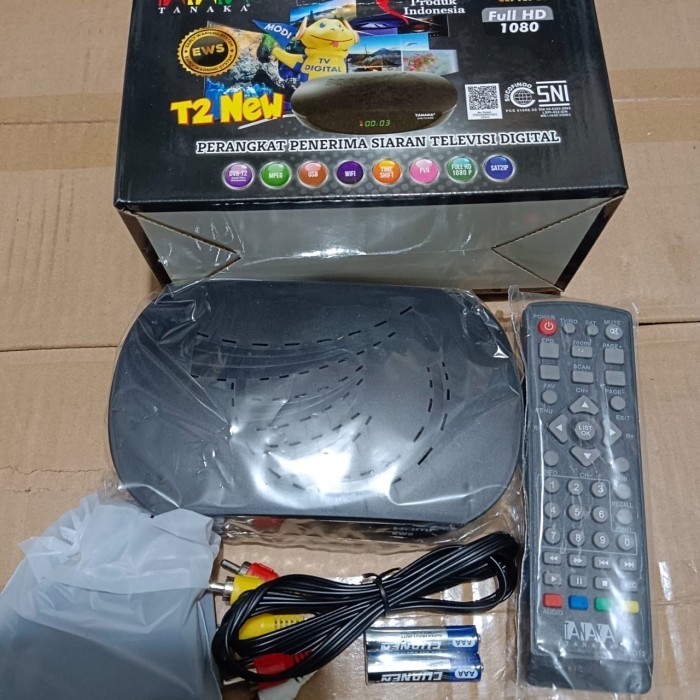 Set Top Box Tanaka DVB T2 New STB TV Digital Tanaka T2 New