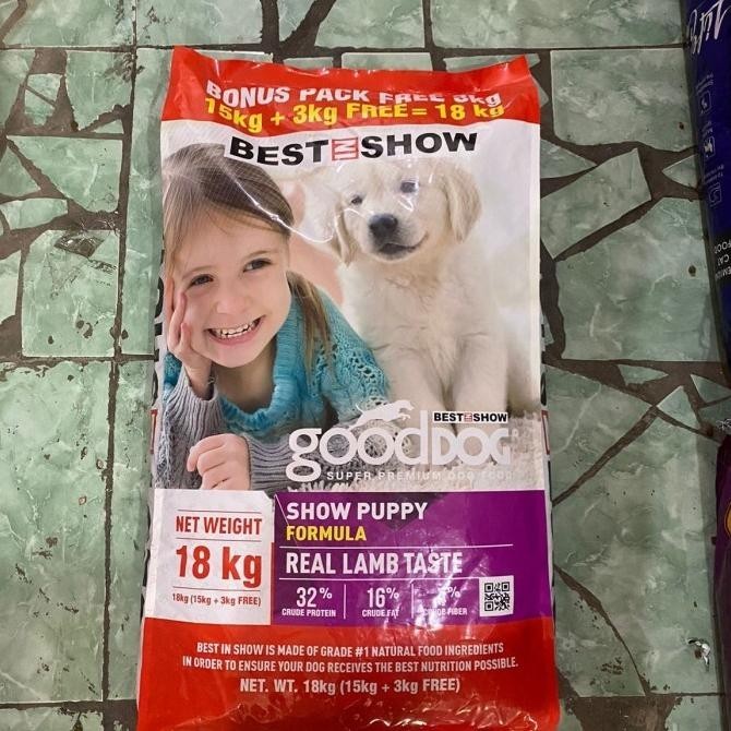 (EKSPEDISI) BEST IN SHOW GOOD DOG PUPPY LAMB 18KG -DOG FOOD  VINACANTIK28