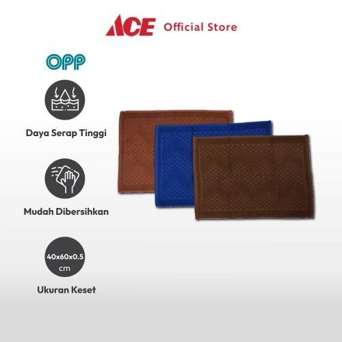 ACE - OPP 40X60 CM SET 3 PCS KESET KAMAR MANDI