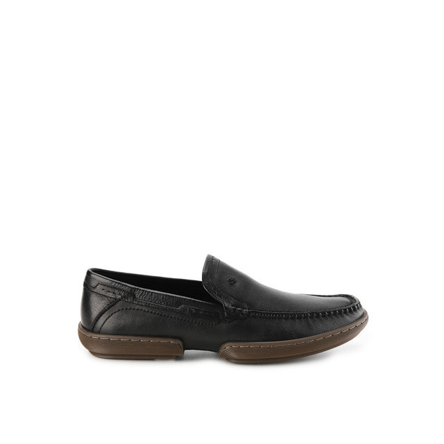 Hush Puppies Sepatu Pria Dymond Loafer Black Leather