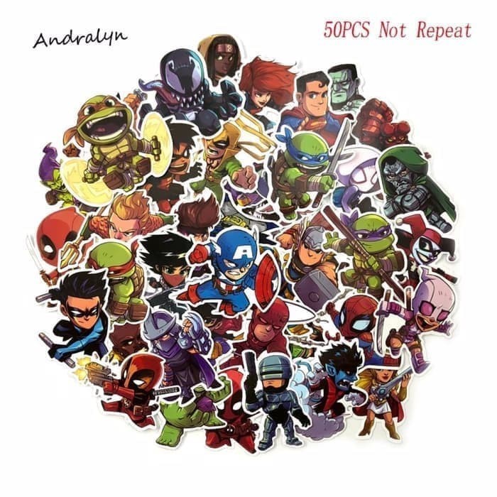 

Sticker / Stiker Diffuser Super Heroes, Marvel, DC