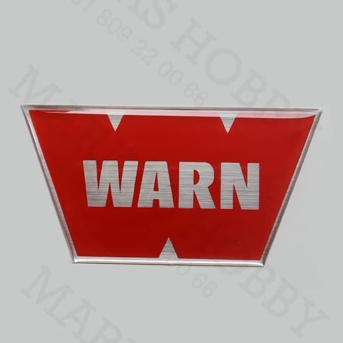 

Stiker / Sticker Warn Wich Resin