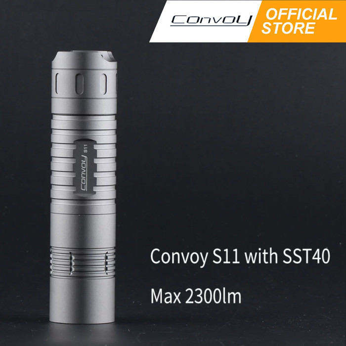 Senter Convoy S11 With Luminus sst40 26650 flashlight