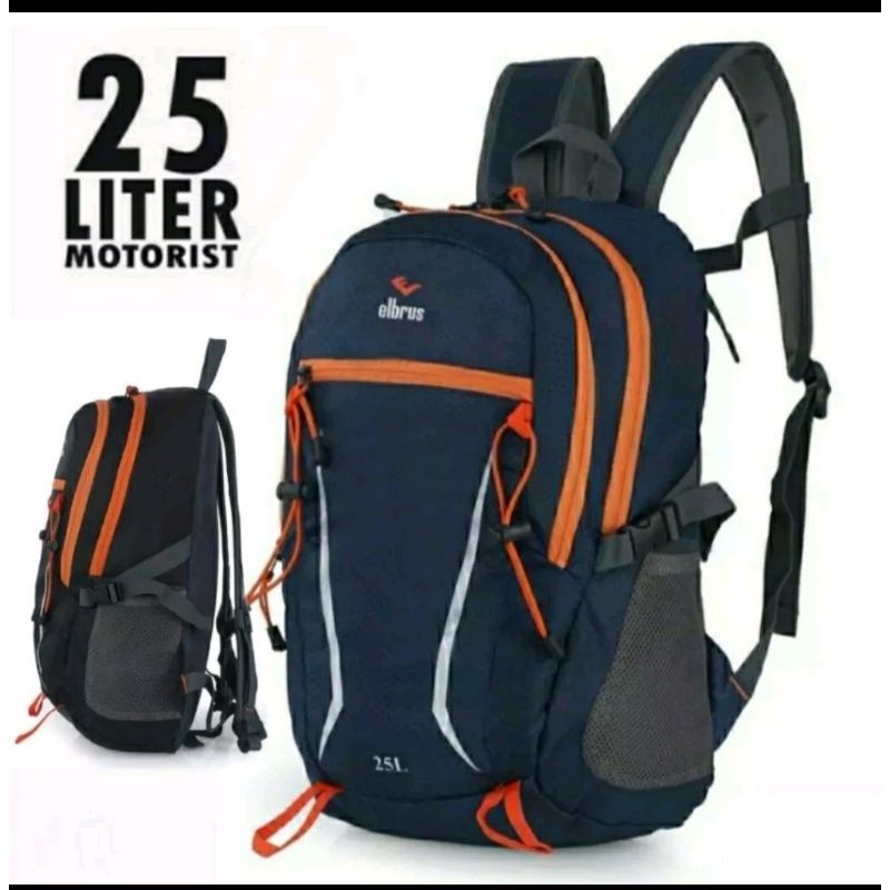 Tas Ransel Uniseks 25L Elbrus Premium - Tas Sekolah - Tas Kerja - Tas Outdoor Elbrus