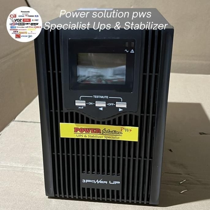 Ups Power Up 1000 1 KVA 900W ONLINE UPS Untuk Alat Sensitif / Server