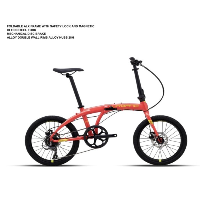 Sepeda Lipat / Folding Bike Polygon 20 Urbano 3.0 Terlaris