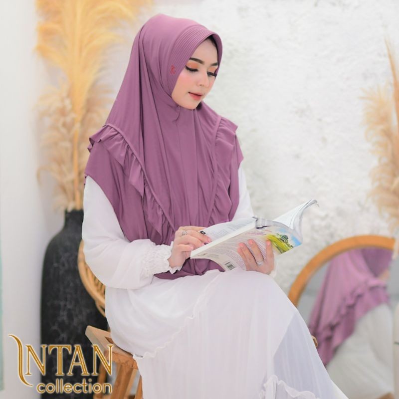 YSZ BERGO JERSEY SUPER. KHIMAR POLOS(JK).JILBAB SYAR'I.HIJAB ORI INTAN COLLECTION XW4