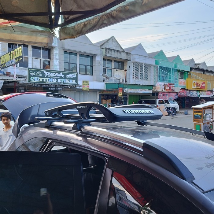 Roof Rack Atas Mobil Rush Lama Plastik Abs Hummer+Cros Bar Dan Pasang Terlariss 