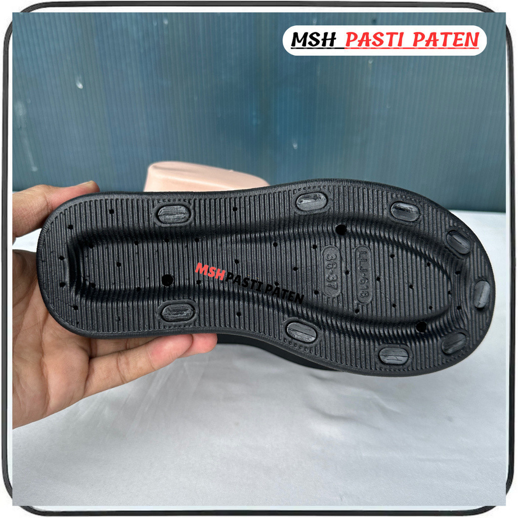 MSH 618 Sepatu Gladiator Tinggi Wanita Sandal Sepatu Karet Jelly Wanita Dewasa