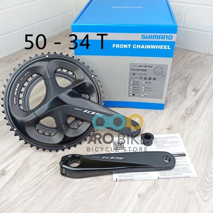 CRANKSET CRANK SHIMANO 105 R7000 DUAL SPEED 53-39T FC-R7000 ORIGINAL