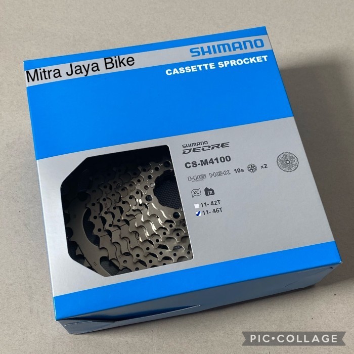 SPROCKET CASSETTE SHIMANO DEORE M4100 10 SPEED 11-46T
