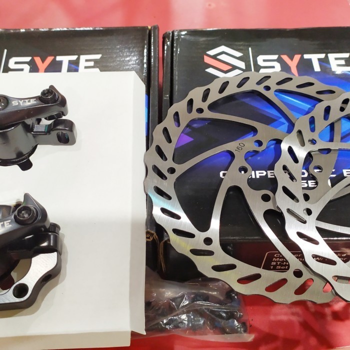 REM DISC BRAKE SEPEDA SYTE ORIGINAL. PIRINGAN CAKRAM SEPEDA 1 SET SESU