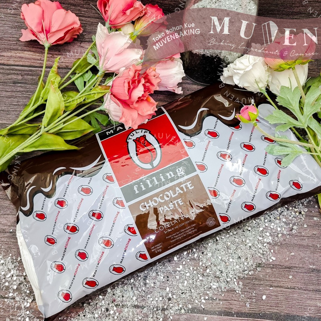 

Filling Tulip Dark Chocolate 5 Kg (Masterfilling, Coklat, Selai)