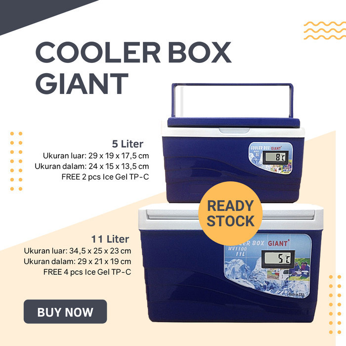 NEW COOLER BOX GIANT VACCINE CARRIER BOX 5 LITER COOL BOX 11 LITER ORIGINAL