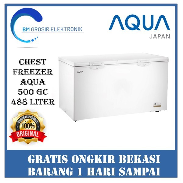 NEW AQUA AQF 500 W CHEST FREEZER (460 L) ORIGINAL