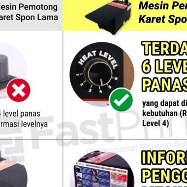 

Termurah! Mesin Alat Pemotong Potong Karet Spon Stempel Flash Ready Stok
