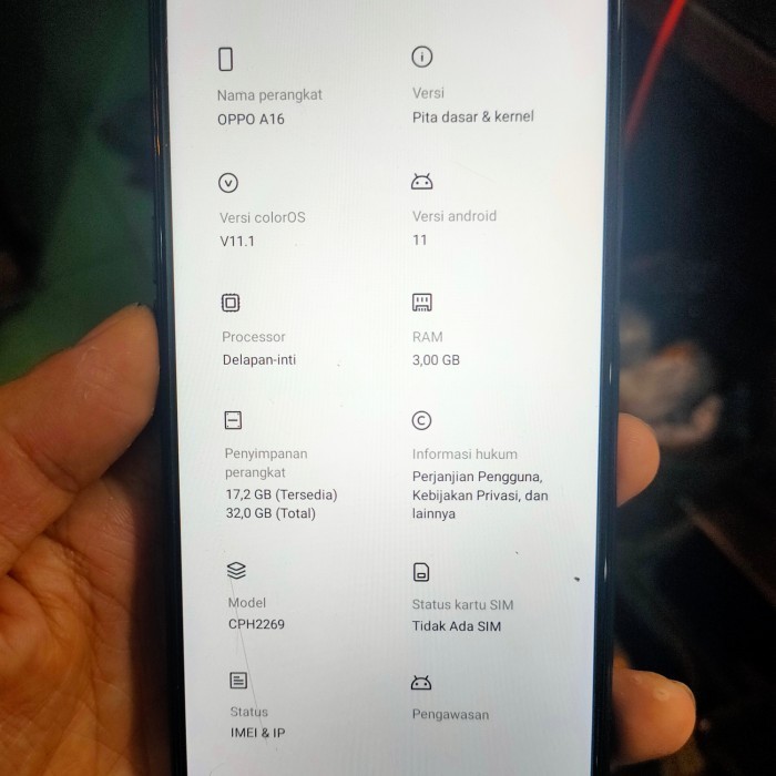 mesin oppo a16 normal mesin oppo cph2269 normal mesin a16 normal