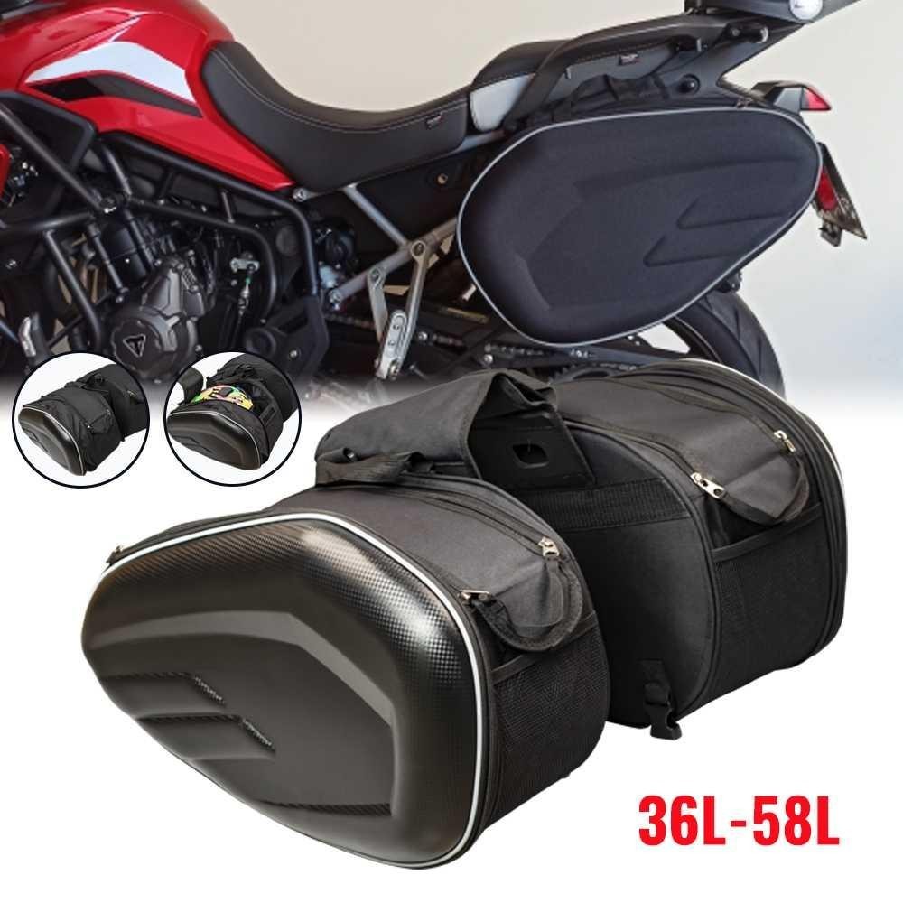 SHOPRIME Tas Motor Touring Samping Anti Air Side Saddle Bag SH58L Kecil Atv Bensin Asesoris Variasi 