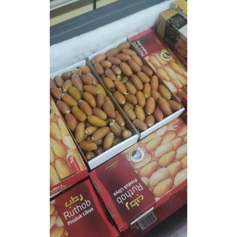 

POJ Kurma Ruthob Libya 1Kg Asli Kemasan libya TERLARIS