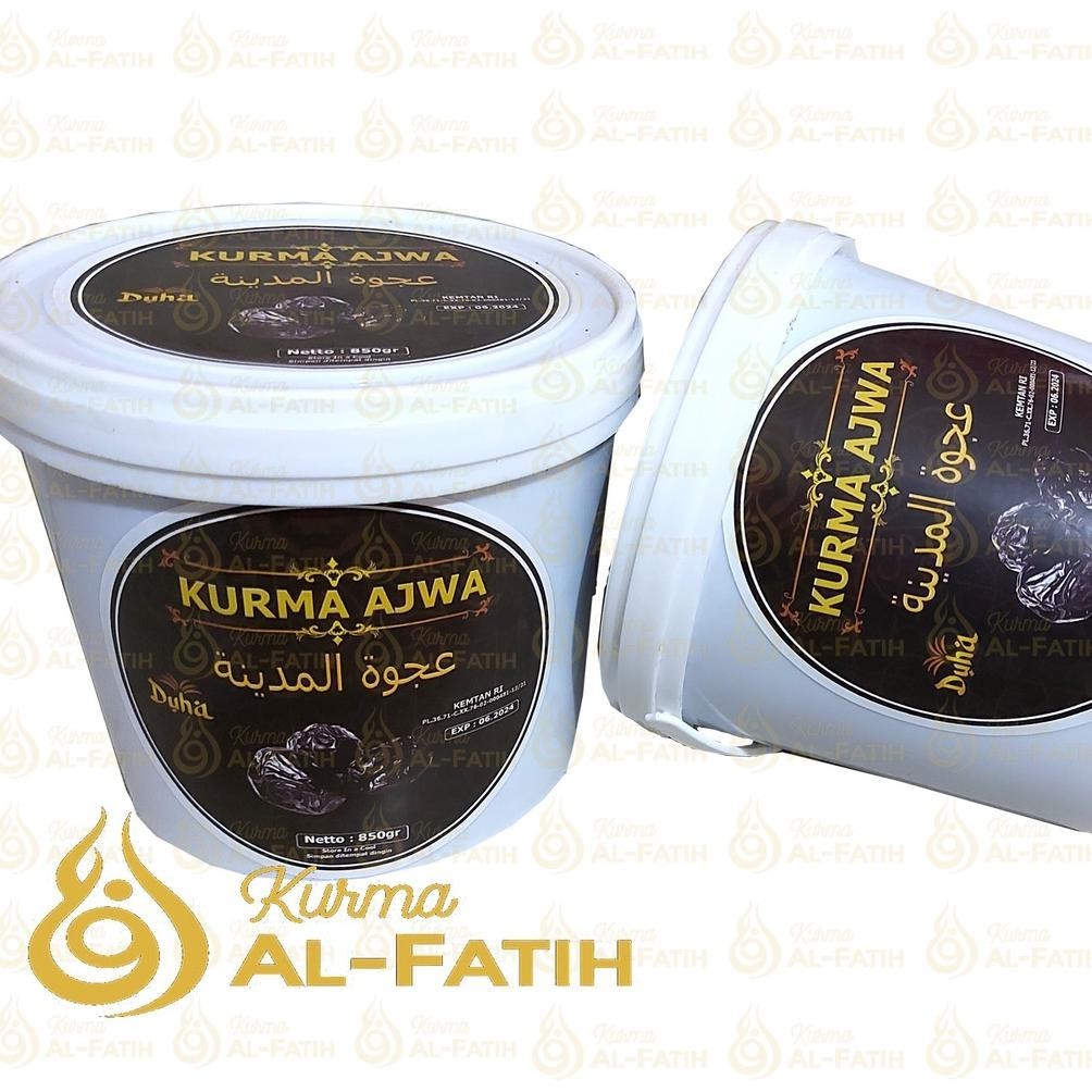 

POJ Kurma AJWA Ember 850 Gram Kurma Ajwa Madinah Kemasan Premium Bucket Exclusive DUHA Dates TERLARIS