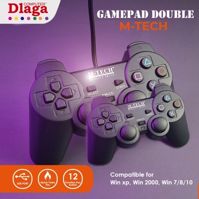 Joysti / Game Pad / Sti Pc Laptop Komputer Double Analog Usb