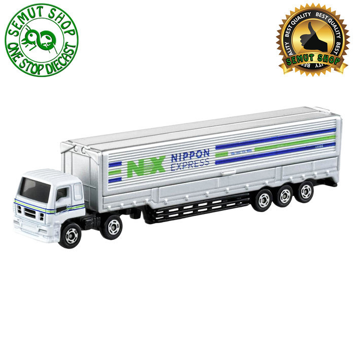 Tomica Long No 135 NX Nippon Wing Trailer Miniatur Truk barang