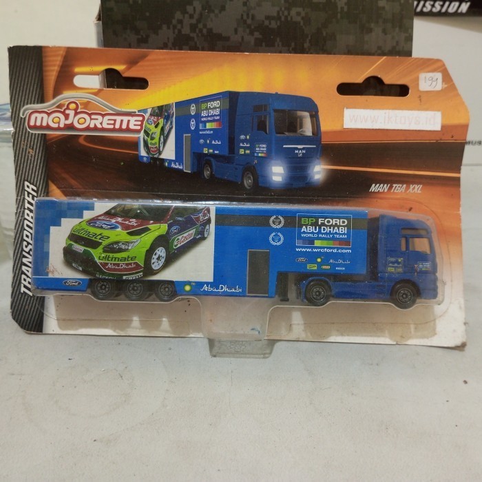 Diecast Mobil Truck Transporter Mojorette Abu Dhabi Man TGA