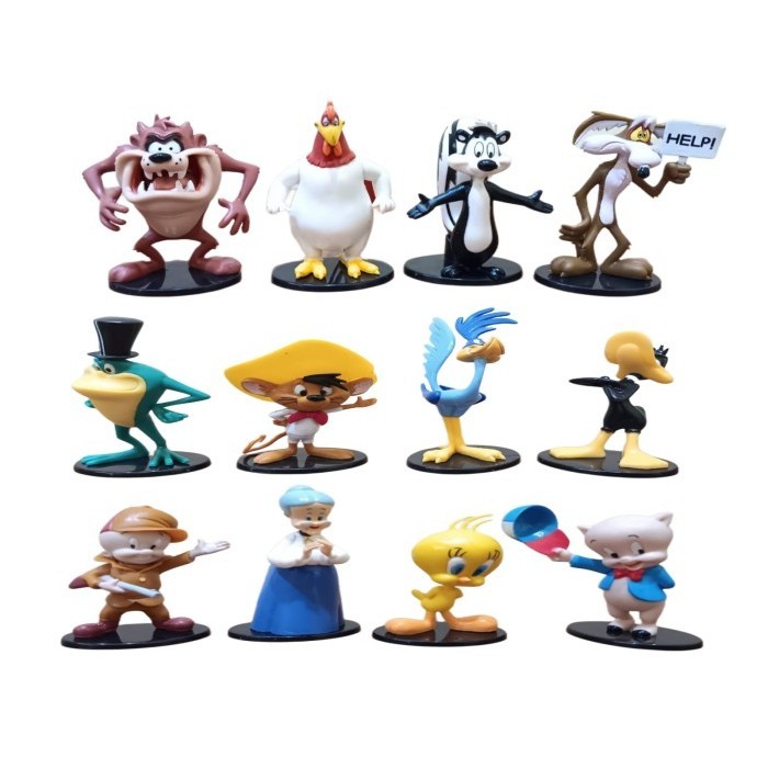 ACTION FIGURE LOONEY TUNES BUGS BUNNY SET 12
