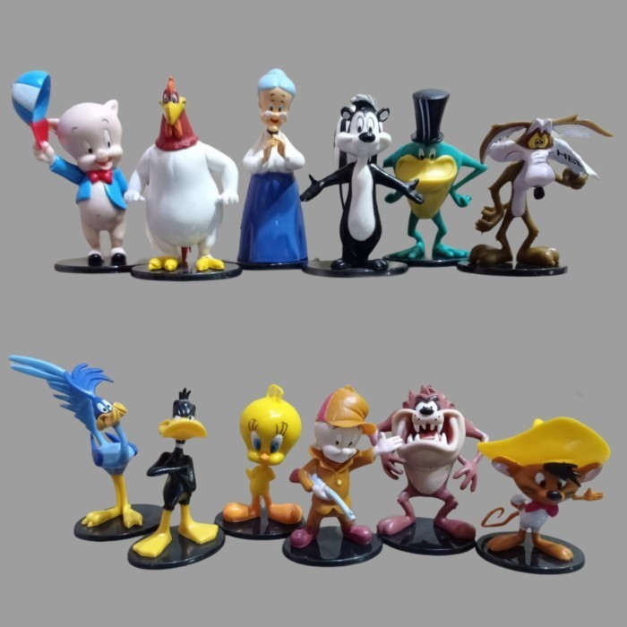 ACTION FIGURE WARNER BROS BUGS BUNNY LOONEY TUNES SET ISI 12