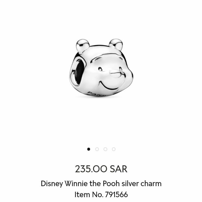 PANDORA DISNEY WINNIE THE POOH CHARM