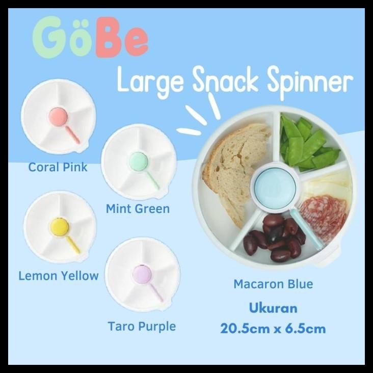 

READY STOK GOBE KIDS SNACK SPINNER USA - ORIGINAL 5 SEKAT / LARGE 4 SEKAT BENTO S READYY