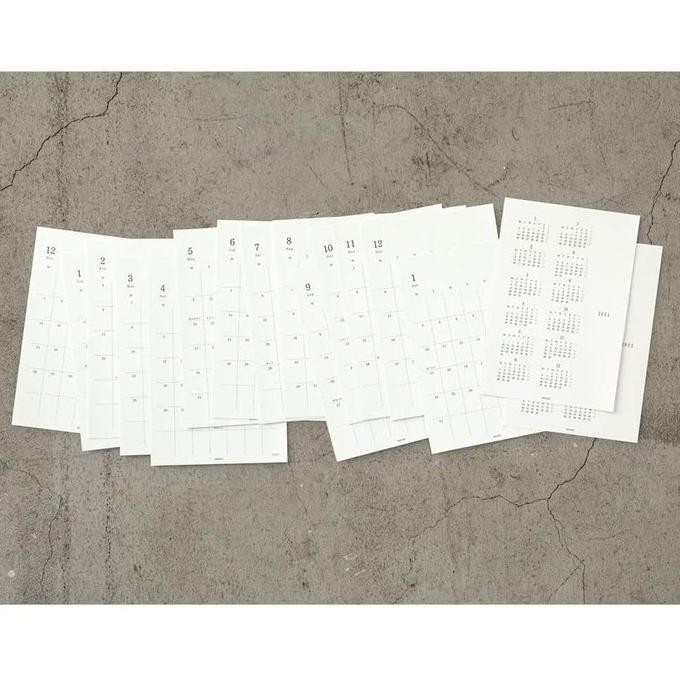 

NEW TERBARU MIDORI 2024 DIARY PLANNER STICKER MONTHLY CALENDAR | READY STOCK PACKING BAGUS