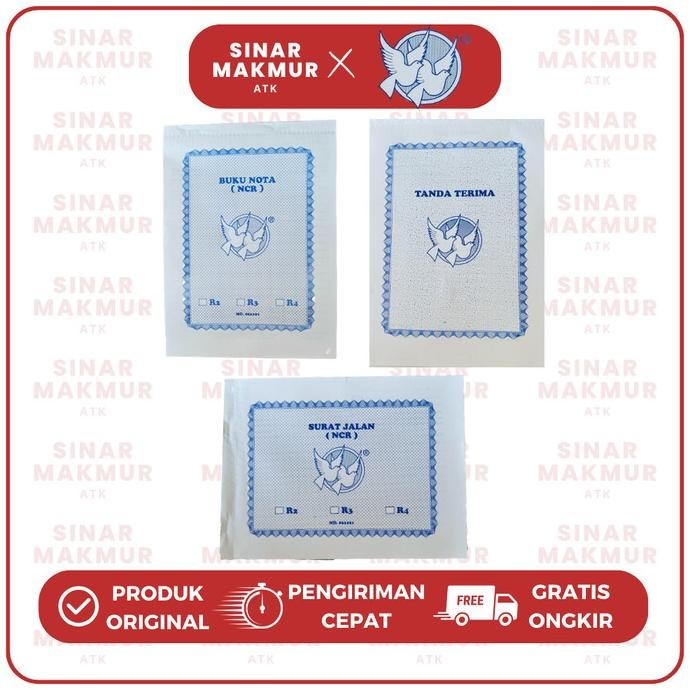 

NEW TERLARIS BUKU NOTA KONTAN/BON PENJUALAN BESAR NCR RANGKAP MERPATI (PAK) PACKING BAGUS