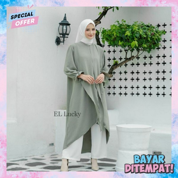 Tunik Wanita Terbaru 2024 Tuniq Kekinian Model Terlaris Atasan Tunk Modern Korean Style Tunic Basic 